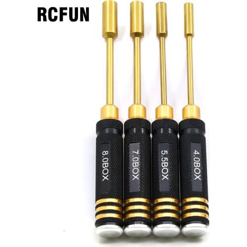 RC Car 4pcs Titanium Plating 1.5/2/2.5/3mm Hexagon Screwdriver Screw Driver Tool Kit for RC Model Car Boat Airplane