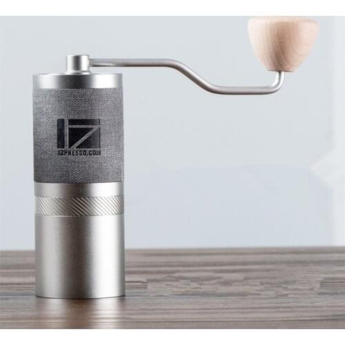 1zpresso JS/JE manual coffee grinder portable coffee mill stainless steel 48mm conical burr portable super manual coffee bearing