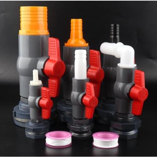 1Set Hose Drainage Accessories Aquarium Pagoda Connector Combination Valve Fish Tank Drain Joint Aquarium
