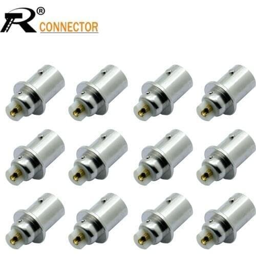Connector TO BNC female straight RF Adapter Converter Chassis Panel Mount Coaxial Cable For Welding Machine Parts 12/50/100pcs