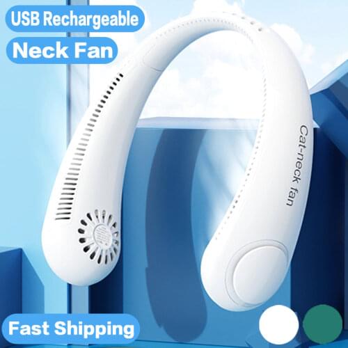 Hanging Neck Fan Mini Portable Neckband Fan USB Fast Charging for Long-lasting Work Suitable for Outdoor Sports Travel Cooling 5