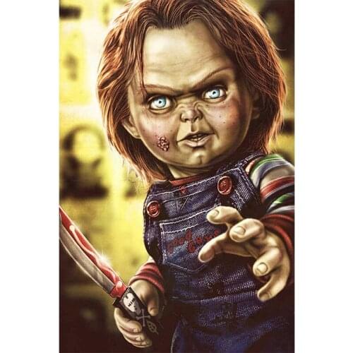 Hot sale 5d diamond painting Horror boy mosaic picture handmade rhinestone needlework diamond embroidery Home decor LG2068