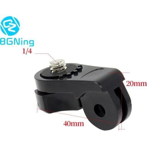 1/4 Tripod Mount Adapter Converter for Car Holder Monopod for Insta360 One X for Gopro Hero 8 7 6 5 Sjcam Yi Sony Sports Camera