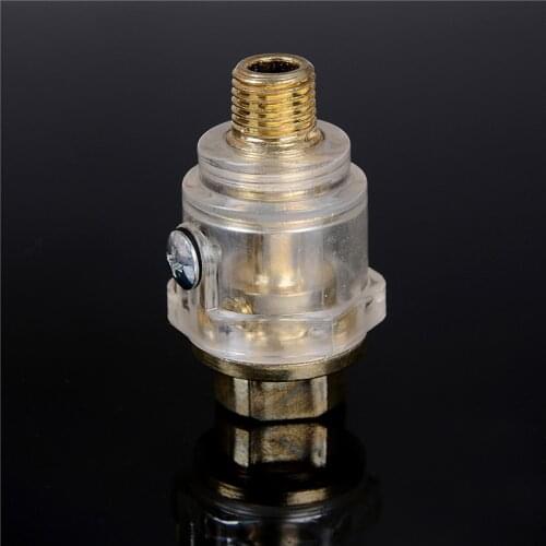 1pc Oiler Lubricator Hardware Oiler Lubricator of 1/4" BSP Mini In-Line Oiler Lubricator for Pneumatic Tool Air Compressor Pipe