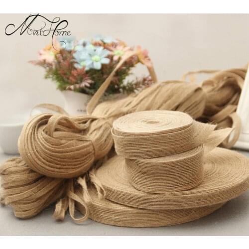 10M/roll Hemp Rope Jute Fish Silk DIY Hand-Woven Hemp Rope Ribbon DIY Hand-Made Accessories Wholesale