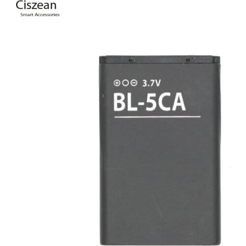 Ciszean 1x BL-5CA 800mAh Replacement Battery For Nokia 1100 1101 1110 1110i 1112 1200 1208 1209 1280 1600 Mobile Phone Batteries