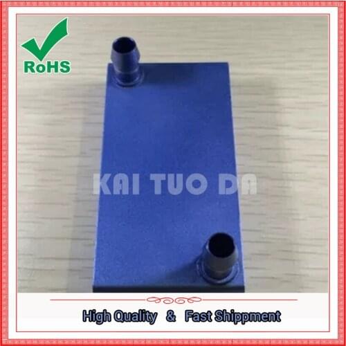 40 * 80MM water cold head aluminum on the water card CPU cooling heat exchanger cooling radiator