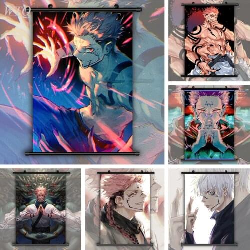 Anime Posters Jujutsu Kaisen Posters Gojo Satoru Ryomen Sukuna Canvas Painting Wall Decor Wall Art Picture Room Decor Home Decor