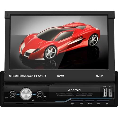 Car WiFi FM Radio Bluetooth-compatible Auto Multimedia GPS Navigation MP5/MP3 Player for Android 8.1 1G+16G