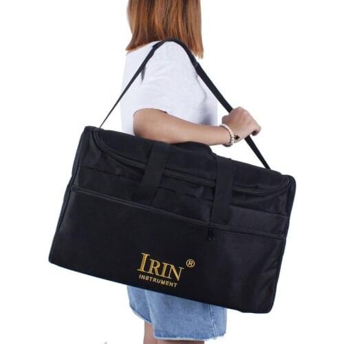 Drum Box Drum Bag 600D Oxford Cloth Drum Bag 5MM Filled Cotton Black For Instruments: Kahong