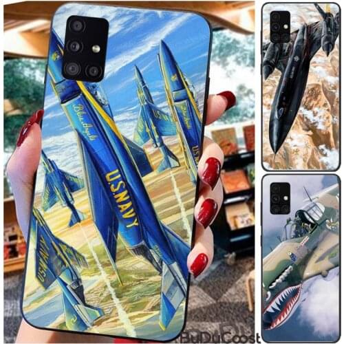 Aircraft Airplane fly in the Sky Phone Case For For Samsung Galaxy A10 A20 A30 A40 A50 70 A10S 20S A2 Core C8 A30S A50S A31