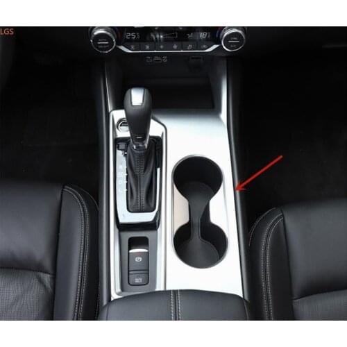 For Nissan ALTIMA 2019-2020 ABS Chrome Gear lever frame Drinking glass decoration frame Anti-scratch protection Car styling