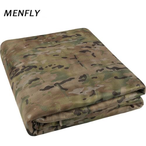 MENFLY CP Camouflage Mesh Cloth Net 300D Bird Watching Covering Drapery Camping Garnished Themed Decorative Cotton Material