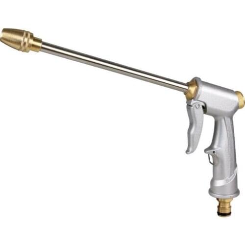 Copper household car wash water gun and long pole paint before holding high pressure water gun aluminum body