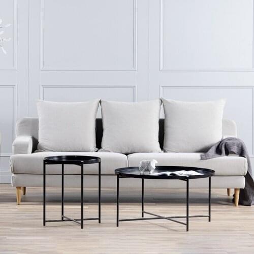 Minimalist Modern Design loft style fashion metal steel Tray Side popular loft tea table living room corner Side Coffee Table