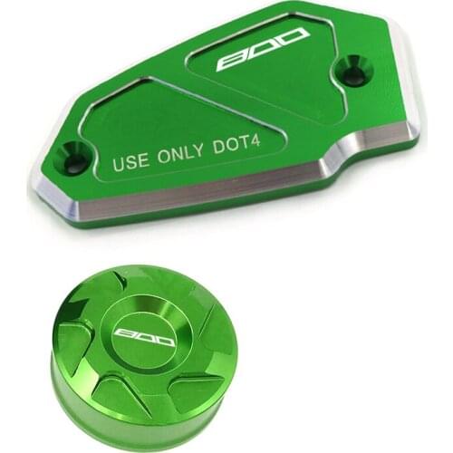 Motorcycle Lid Front Rear Brake Fluid Reservoir Cover For KWASAKI Z800 Z 800 2013-2017 Motorcycle Accessories CNC green black