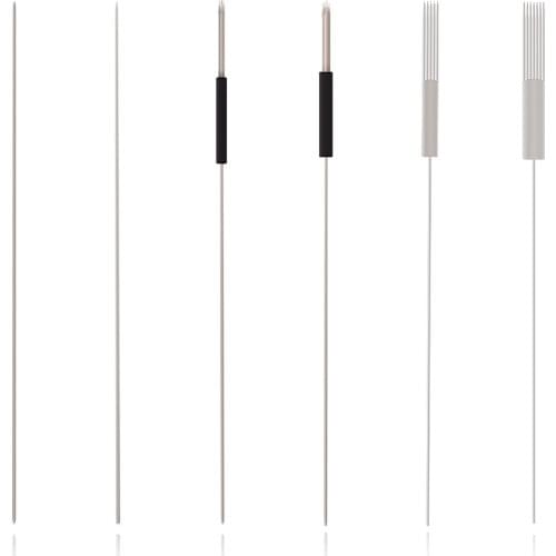 200pcs Tradition Needles 1RL Sterilized Disposable Makeup Eyebrow Needles and Tattoo Eyebrow Needles For Tattoo Machine