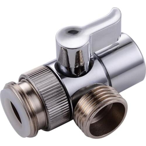 LeKing Diverter Valve For Kitchen Bathroom Sink Faucet Replacement Part Brass Shower Head Sprinkler Water Shunt M22 X M24