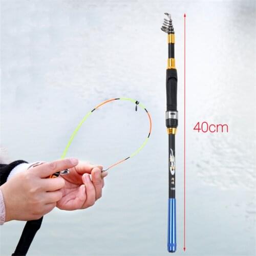 Telescopic Super Short Fishing Rod Carp Hard Carbon Fiber Portable rod Sea fishing pole 1.8M 2.1M 2.4M 2.7M 3.0M 3.6M
