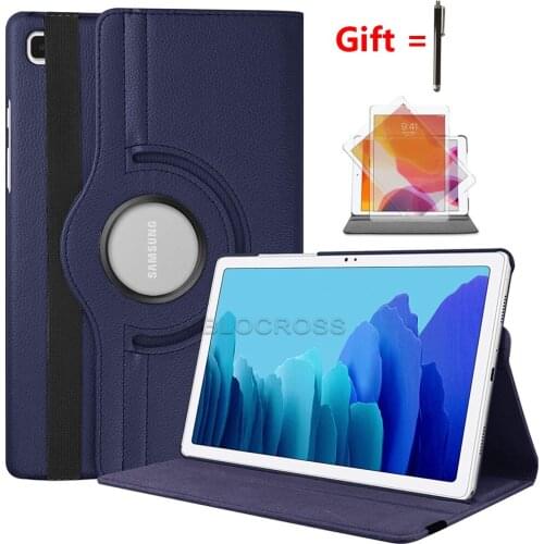 Rotating Case for Samsung Galaxy Tab A7 10.4 2020 SM-T500 T505 T507 PU Leather Stand Cover for Galaxy Tab A7 Lite 8.7 inch 2021