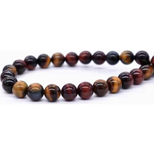 High Quality 8mm Natural Agate Beads Handmade Bracelet Necklace Jewelry Accessories Wholesale Strand A2-03