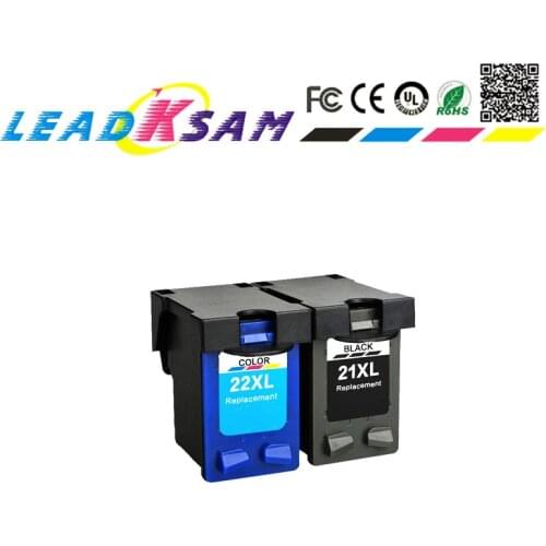 21 22 XL Ink Cartridge Replacement for HP 21 22 HP21 HP22 21XL 22XL Deskjet F2180 F2280 F4180 F380 380 Printer