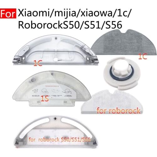 For Xiaomi Mijia Mi 1C Roborock S50 S51 S55 Home Accessories Sweeping Vacuum Cleaner Spare Parts Water Tank Mop Rag Water Core