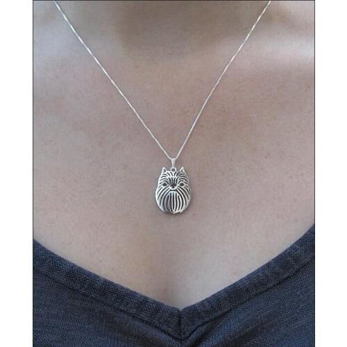 Hollow Pet Brussels Griffon (rough coat, cropped ears) Necklace for women fashion cute birthday christmas gift jewelry