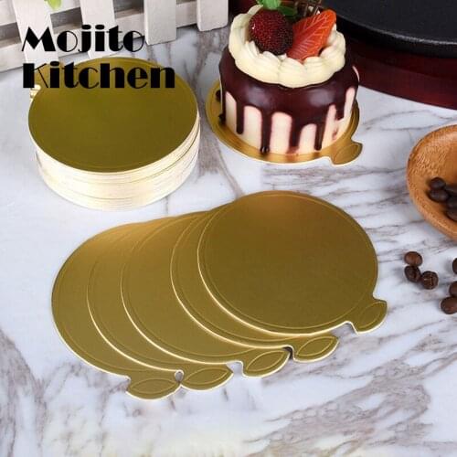 Pack of 100 Round Cake Boards Decorative Disposable Cake Pizza Circle Cardboard Cake Cardboard Cake Paper Boards