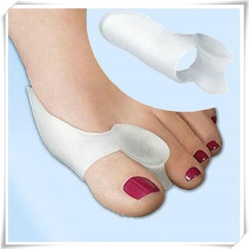 2pcs/pair Silicone Gel Bunion Big Toe Separator Spreader Eases Foot Pain Foot Hallux Valgus Correction Guard Cushion Thumb #987