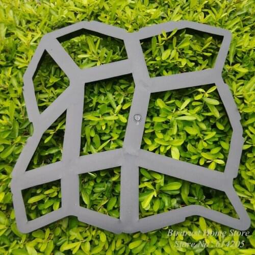 2018 Top Qualiy DIY Concrete Mold for Garden Path plastic paving mold