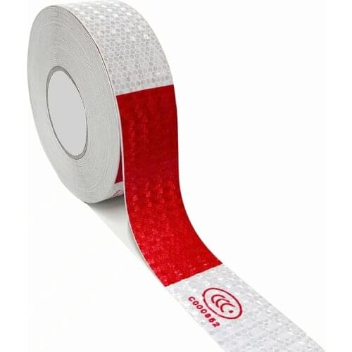 5cmx50m/Roll Self Adhesive Warning Tape Automobiles Motorcycle Reflective Filmstickers For Car