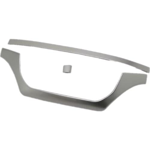 For Hyundai Creta Ix25 Accessories Car Dashboard Central Control Trim Cover Stainless Steel Interior Mouldings 2015-2019