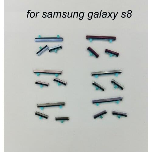 For Samsung Galaxy S8 G950 G950F G950FD G950T G950V G950S Phone Housing Side Key On Off Power Volume Button
