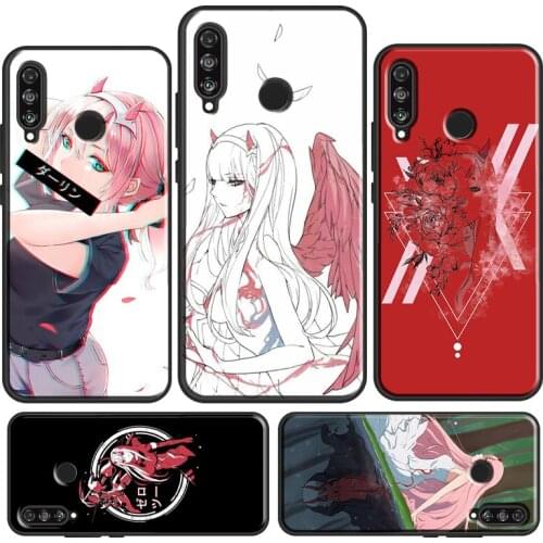 Zero Two Darling in the Franxx Case For Huawei P30 Pro P20 P40 Mate 20 Lite Nova 5T P Smart 2019 Honor 8A 8X 9X 10i 20