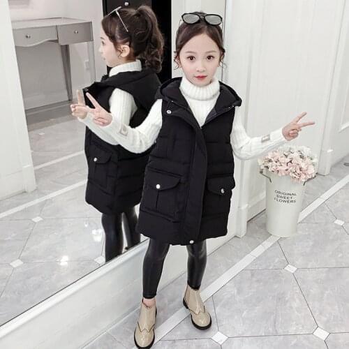 Kids Winter Cotton Vest Children Clothes Childrens Vests Girls Seeveless Outerwear Jackets coat Cotton Warm Kids Waistcoat