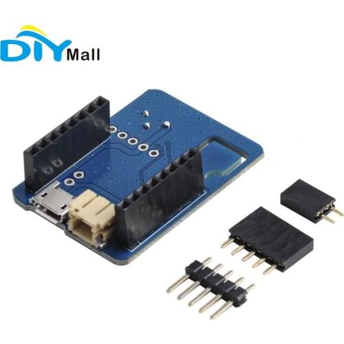 DIYmall ESP32-CAM Shield with Female/Male Header Micro USB/2P Lipo Battery Interface Onboardd ATH10 and AM312 Sensor