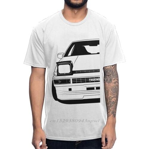 Japanese Anime Initial D AE86 Car Drift T shirt Fujiwara Tofu Shop Novelty Design Summer Man Fashion Streetwear T-shirt