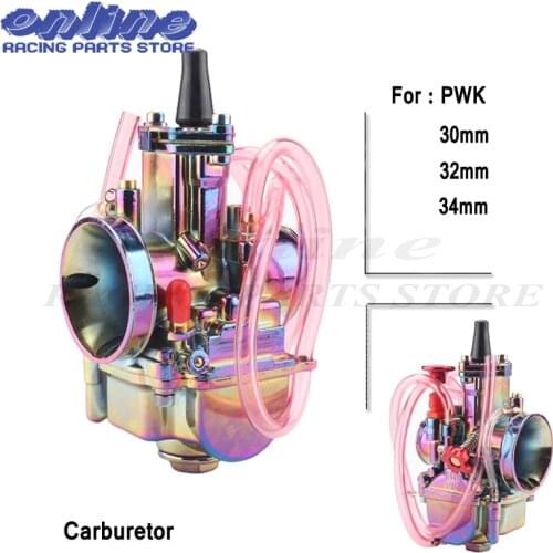 28 30 32 34mm Motorcycle PWK Carburetor Carburador Carb for 110cc - 250cc 2T 4T two stroke Engine Scooter Dirt Pit Bike colorful