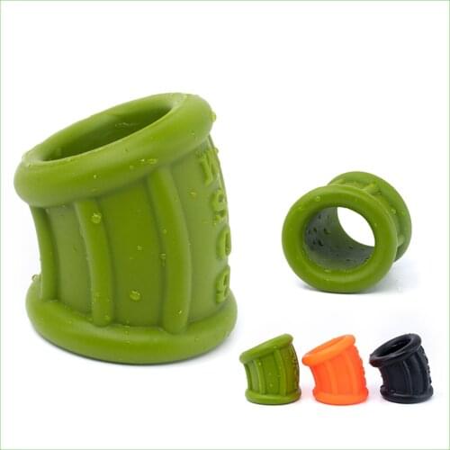 Sexy Lock Fine Ring Solid Egg Lock Fine Delay Time Control Penis Rings Safety Silicone Scrotum Restraint Ring Sex Toys