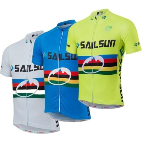 SAIL SUN Team Racing Road Bike Cycling Jersey Breathable Cycling Clothing Ropa Ciclismo Bicycle Clothes Quick Dry Cycling Wear