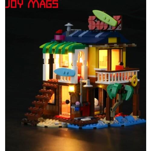 JOY MAGS Led Light Kit For 31118 Surfer Beach House, (NOT Include Model)