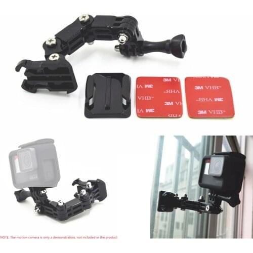 Motorcycle Helmet Mount Curved Adhesive Arm For Xiaomi yi 4K Gopro Hero 9 8 7 5 4 SJCAM sj4000 Eken H9 Action Camera Accessories