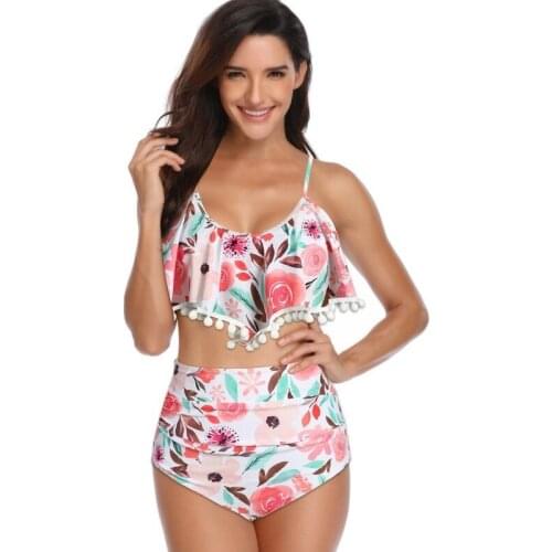 Swimsuit Swimwear Beach Wear Bikini Set Women Wire Free with Pad Woman Clothes Plus Size Summer Bandage Sexy Fashion HOT Clothes