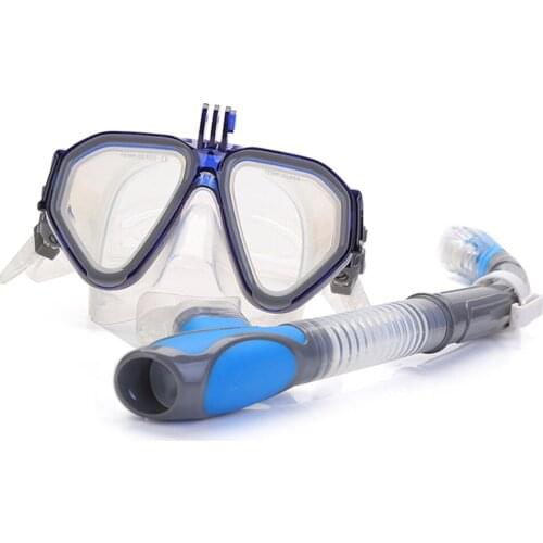 Adult Dive Mask Swimming Tube Underwater Scuba Anti Fog Snorkeling Goggles Glasses Respiratory Masks Professional Dive Equipment