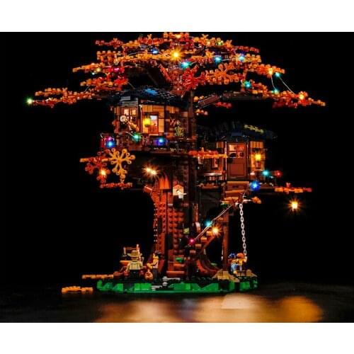 Led Light Kit For 21318 Jungle wooden house series Blocks,decoration DIY for childrens toys(led only,no blocks)
