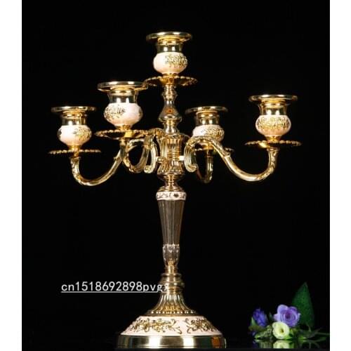 NooLim Decorative Metal Candlesticks