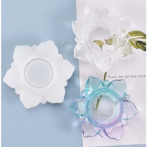 DIY Crafts Crystal Epoxy Resin Mold Flower Storage Box Casting Silicone Mould