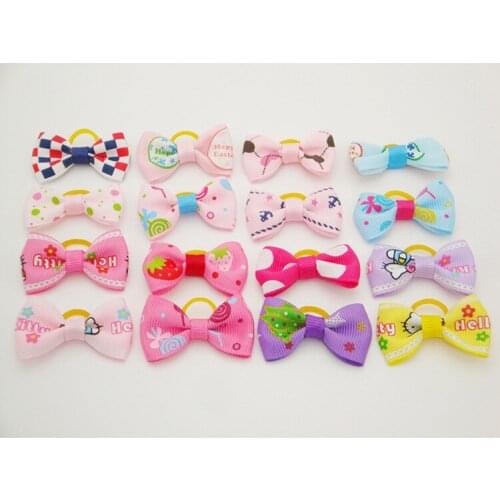 Pet Products Dog Grooming Accessories Hairpins Cat Hair Clips Brand Dog Hair Bows Boutique Retail Wholesale 100pcs