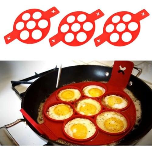 Fried Egg Pancake Maker Nonstick Cooking Tool Round Heart Pancake Maker Egg Cooker Pan Flip Eggs Mold Kitchen Baking Accessories